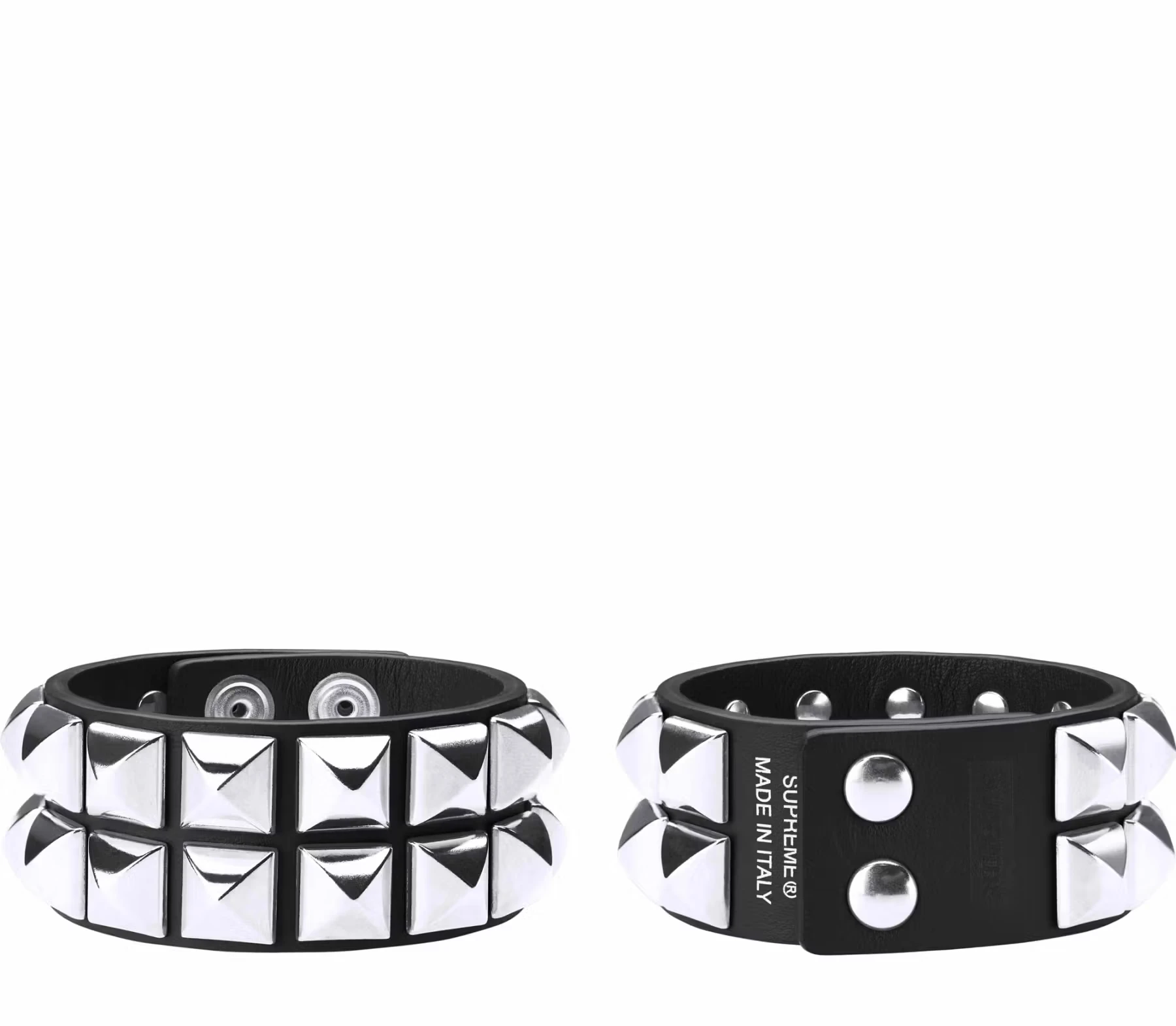 Supreme Studded Leather Bracelet