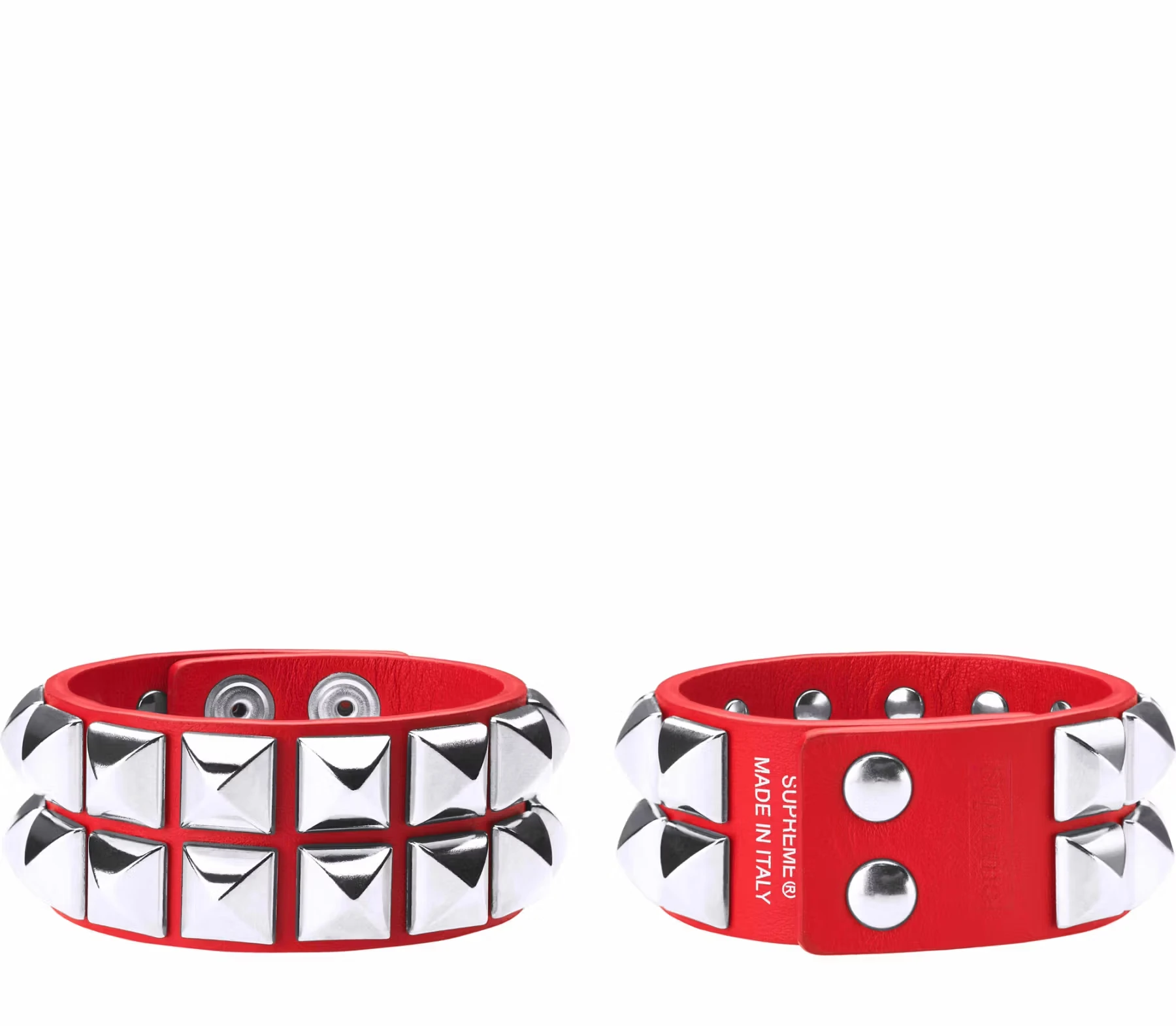 Supreme Studded Leather Bracelet
