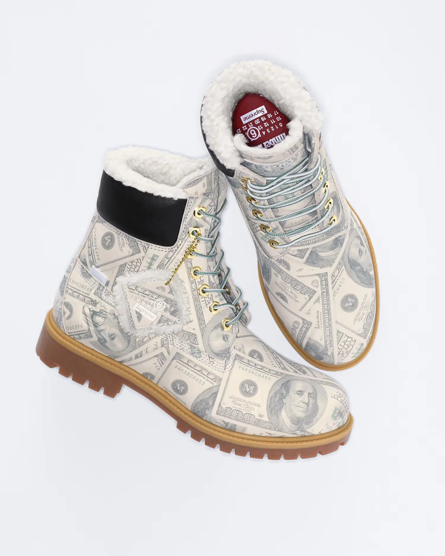 靴 Supreme MM6Maison MargielaTimberlandBoot Supreme®/MM6 Maison Margiela Timberland® Money 6 Premium